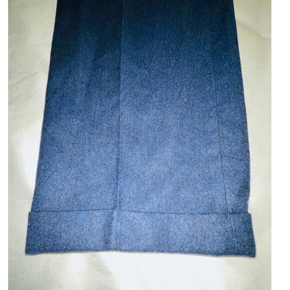 Paul Fredrick Wool / Cashmere Blend Dress Pants in Blue - Men's Size 36 x 33 - Picture 4 of 8